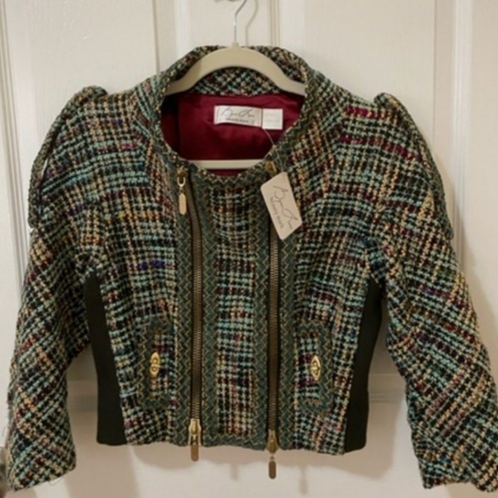 Byron Lars Tweed Jacket size  2 - Picture 4 of 8